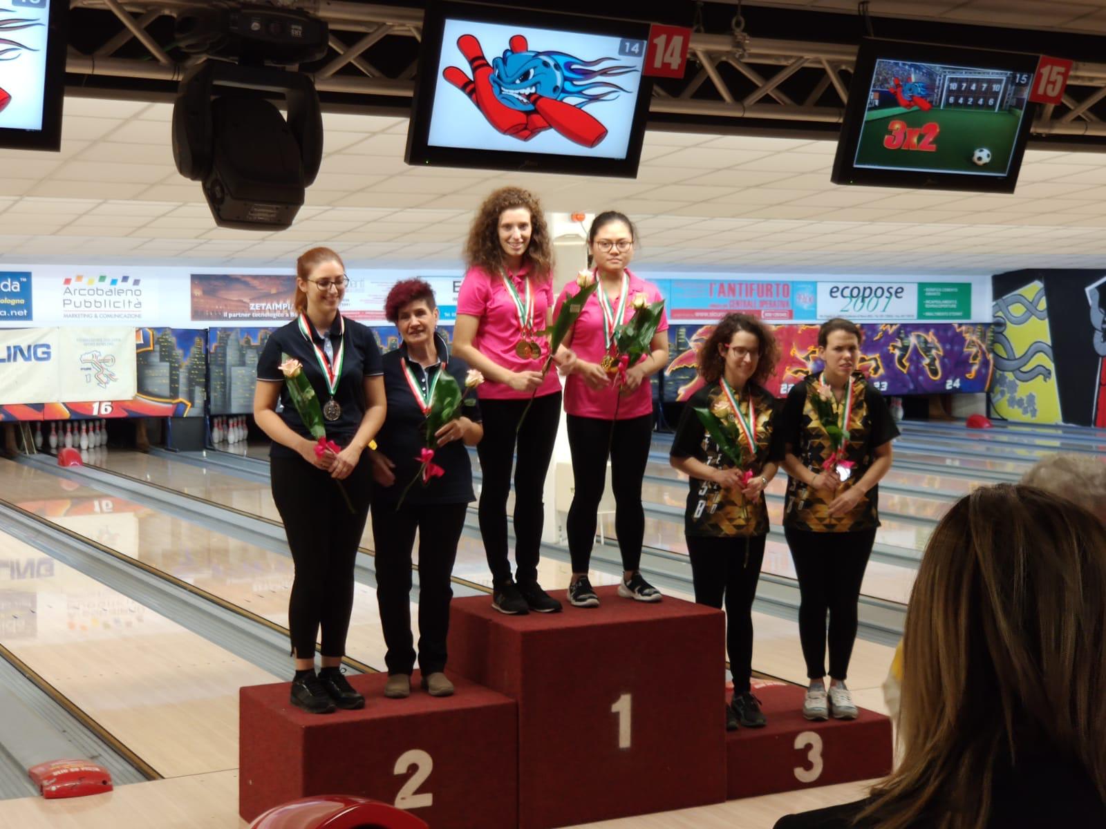 Podio doppio femminile