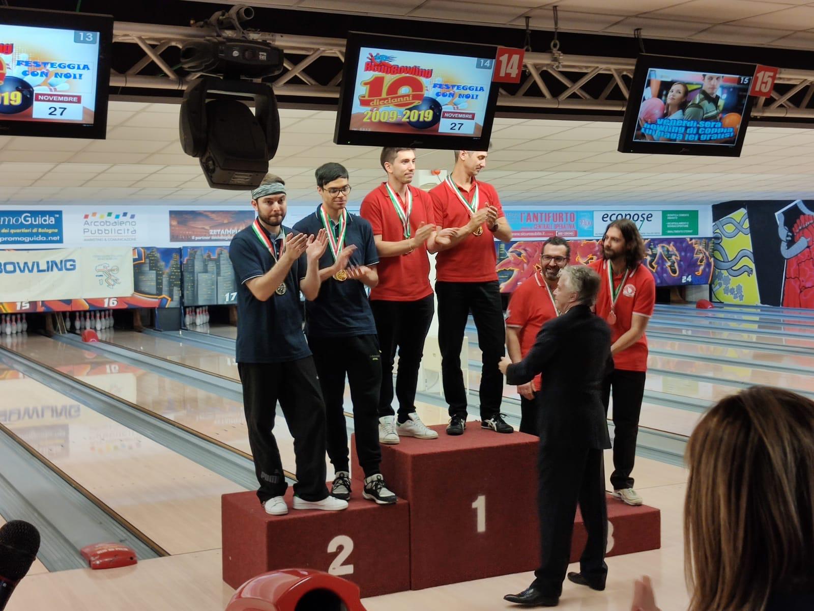 Podio doppio maschile